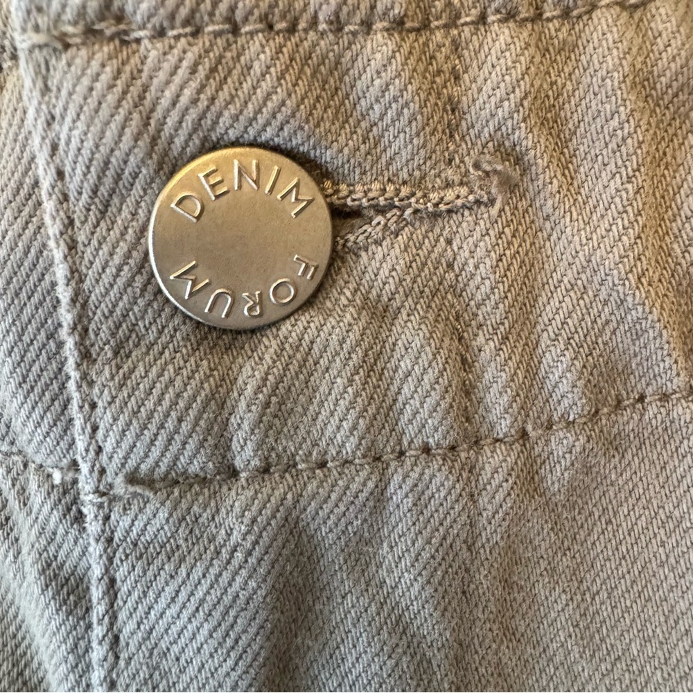 Denim Forum Aritzia Gray Women’s Shorts Bermuda Jorts Summer 0026 - Picture 6 of 17